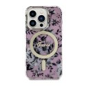 Guess Flower MagSafe - Case for iPhone 14 Pro Max (Pink)