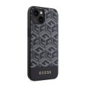 Guess GCube Stripes MagSafe - Case for iPhone 14 Plus (Black)