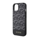 Guess GCube Stripes MagSafe - Case for iPhone 14 Plus (Black)