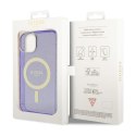 Guess Glitter Gold MagSafe - Case for iPhone 14 (Purple)