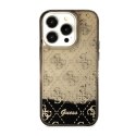 Guess Liquid Glitter Transculent 4G - Case for iPhone 14 Pro (Black)