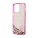 Guess Liquid Glitter Transculent 4G - Case for iPhone 14 Pro Max (Pink)