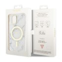 Guess Marble MagSafe - Case for iPhone 14 (White)