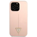 Guess Silicone Triangle Logo - Cover iPhone 13 Pro Max (Pink)