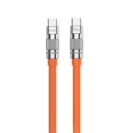 WEKOME WDC-188 Wingle Series - USB-C to USB-C connection cable 100W Fast Charging 1 m (Orange)