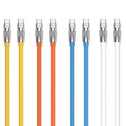 WEKOME WDC-188 Wingle Series - USB-C to USB-C connection cable 100W Fast Charging 1 m (Orange)