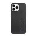 Audi Synthetic Leather - Case for iPhone 13 Pro Max (Black)