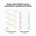 Green Cell - LiFePO4 12V 12.8V 60Ah battery for photovoltaic systems, motorhomes and boats