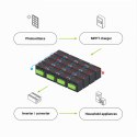 Green Cell - LiFePO4 12V 12.8V 60Ah battery for photovoltaic systems, motorhomes and boats