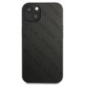 Karl Lagerfeld Perforated Allover - Cover for iPhone 13 mini (Black)