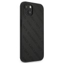 Karl Lagerfeld Perforated Allover - Cover for iPhone 13 mini (Black)