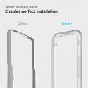 Spigen Alm Glass FC - Tempered Glass iPhone 13 / iPhone 13 Pro (Black)