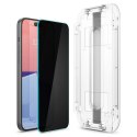 Spigen GLAS.TR EZ FIT Privacy 2-Pack - Tempered glass with privacy filter for iPhone 15 2pcs