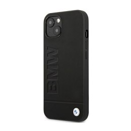 BMW Leather Hot Stamp - Case for iPhone 14 Plus (Black)