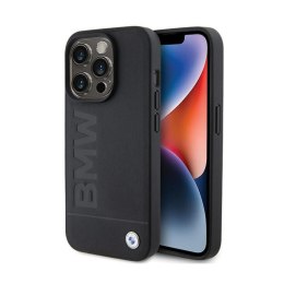 BMW Leather Hot Stamp - Case for iPhone 15 Pro Max (black)