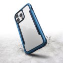 X-Doria Raptic Shield - Aluminum Case for iPhone 14 Pro Max (Drop-Tested 3m) (Marine Blue)
