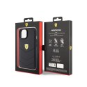 Ferrari Quilted Metal Logo - Case for iPhone 15 Car (Black)