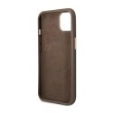 Guess 4G Logo Plate MagSafe - Case for iPhone 14 Plus (Brown)