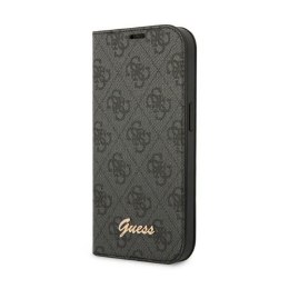 Guess 4G Metal Camera Outline Booktype Case - Case for iPhone 14 Plus (Black)