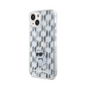 Karl Lagerfeld Monogram Choupette - Case for iPhone 15 (Transparent)