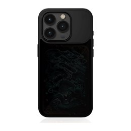 STM Reveal Warm MagSafe - Anti-stress case for iPhone 15 (Black Realm)