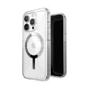 Speck Gemshell Grip + MagSafe - Case for iPhone 15 Pro (Clear / Chrome Finish)