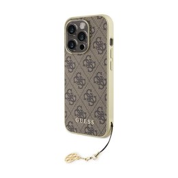 Guess 4G Charms Collection - iPhone 15 Pro Max Case (brown)