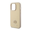 Guess 4G Strass Metal Logo - Case for iPhone 15 Pro Max (Gold)