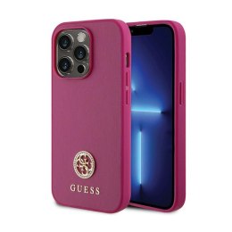 Guess 4G Strass Metal Logo - Case for iPhone 15 Pro Max (pink)