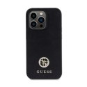 Guess 4G Strass Metal Logo - iPhone 15 Pro Max case (black)