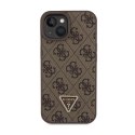 Guess Crossbody 4G Metal Logo - iPhone 15 Plus Case (brown)