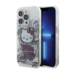 Hello Kitty IML Kitty On Bricks Graffiti - iPhone 15 Pro Max Case (white)