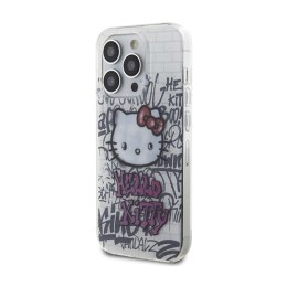 Hello Kitty IML Kitty On Bricks Graffiti - iPhone 15 Pro Max Case (white)