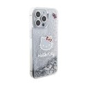 Hello Kitty Liquid Glitter Charms Kitty Head - iPhone 15 Pro Max Case (silver)