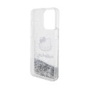 Hello Kitty Liquid Glitter Charms Kitty Head - iPhone 15 Pro Max Case (silver)