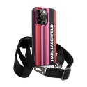 Karl Lagerfeld Color Stripes Strap - Case for iPhone 14 Pro (Pink)