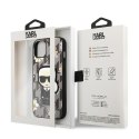 Karl Lagerfeld Iconic Karl Flower - Case for iPhone 13 Mini (Grey)