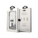 Karl Lagerfeld Liquid Glitter Ikonik - iPhone 15 Case (Transparent)