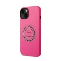 Karl Lagerfeld Silicone RSG - Case for iPhone 14 Plus (Pink)