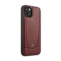 Mercedes Leather Urban Line - Case for iPhone 15 (red)