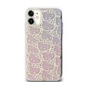 Hello Kitty IML Gradient Electrop Crowded Kitty Head - iPhone 11 Case (pink)