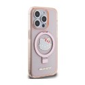 Hello Kitty Ring Stand Glitter Electrop Logo MagSafe - iPhone 15 Pro Case (pink)