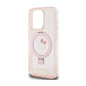 Hello Kitty Ring Stand Glitter Electrop Logo MagSafe - iPhone 15 Pro Case (pink)