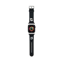 Karl Lagerfeld 3D Rubber Karl & Choupette Heads NFT - Strap for Apple Watch 38/40/41 mm (black)