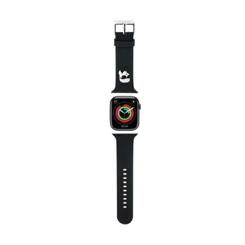 Karl Lagerfeld 3D Rubber Karl Head NFT - Strap for Apple Watch 42/44/45/49 mm (black)