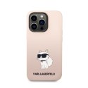 Karl Lagerfeld Silicone NFT Choupette - Case for iPhone 14 Pro Max (Pink)