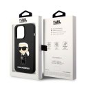 Karl Lagerfeld Silicone NFT Ikonik MagSafe - Case for iPhone 14 Pro Max (Black)