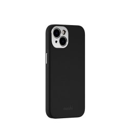 Moshi Napa MagSafe - Leather case for iPhone 14 (Midnight Black)