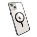 Speck Presidio Perfect-Clear with Impact Geometry + MagSafe - Case for iPhone 15 Plus / 14 Plus with MICROBAN coating (Clear / B