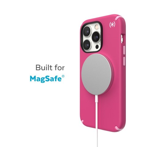 Speck Presidio2 Pro + MagSafe - Case for iPhone 14 Pro Max with MICROBAN coating (Digitalpink / Blossompink / White)